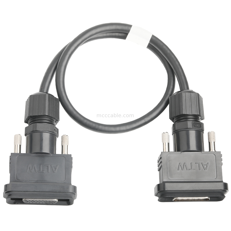 ROHS LVDS 케이블 조립 HDB-26BMMA-SL7001 남성 HDB-26BFFA-SL7001 여성 길이 사용자 정의 OEM/ODM