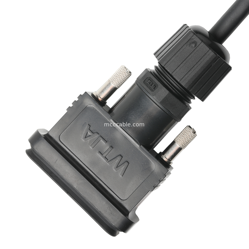 ROHS LVDS 케이블 조립 HDB-26BMMA-SL7001 남성 HDB-26BFFA-SL7001 여성 길이 사용자 정의 OEM/ODM
