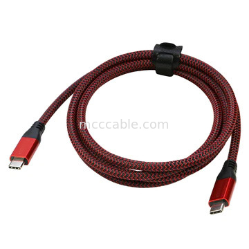 USB 4에서 썬더볼트 USB 4로 40Gbps 썬더볼트 확장 케이블 USB C 지원 PD 100/240W 20V5A 40Gbps 전송