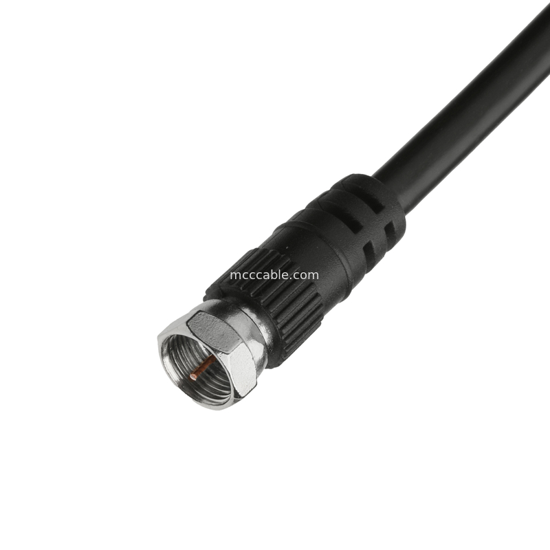 RF 코아시얼 케이블 커넥터 RG-59 듀얼 헤드 커넥터 안테나 수신/wifi 신호