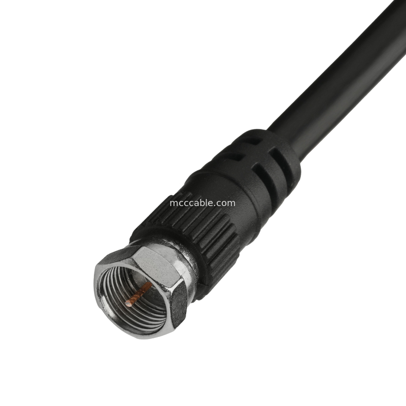 RF 코아시얼 케이블 커넥터 RG-59 듀얼 헤드 커넥터 안테나 수신/wifi 신호