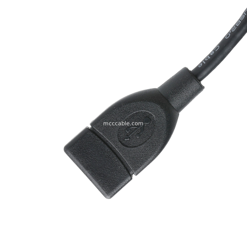 IC7 USB-A 2.0 용기에 대한 USB 케이블 셋 Molex 51021-0400 RM 1.25mm 4Pin 외부 확장 어댑터