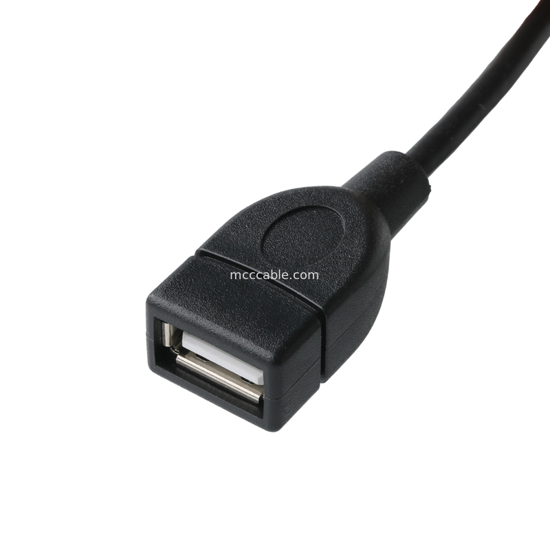 IC7 USB-A 2.0 용기에 대한 USB 케이블 셋 Molex 51021-0400 RM 1.25mm 4Pin 외부 확장 어댑터