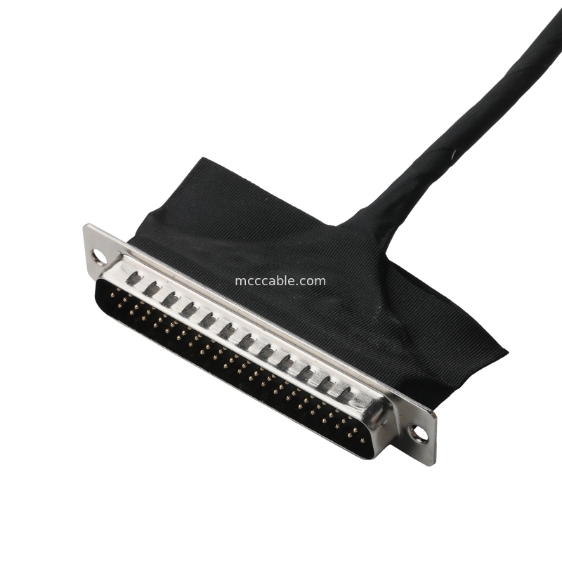 LVDS 케이블 조립 D-SUB 남성부터 Molex 51021-0400 및 20453-240T-01 와이어 커넥터 OEM/ODM