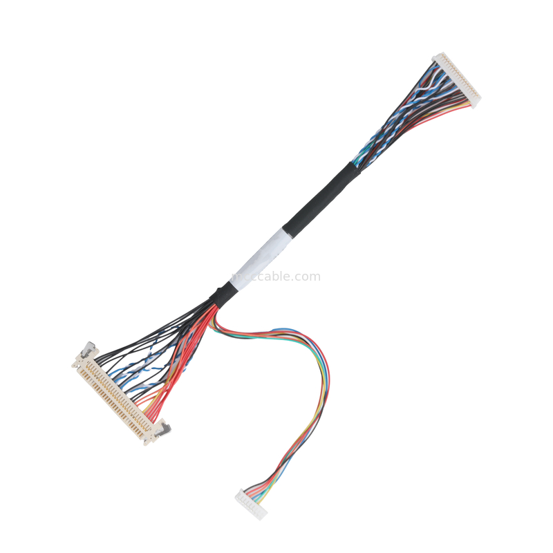 LVDS 케이블 FI-X30HL 30P에서 DF20A-40P 또는 9P HSG 케이블 동축 연결 장치 OEM/ODM