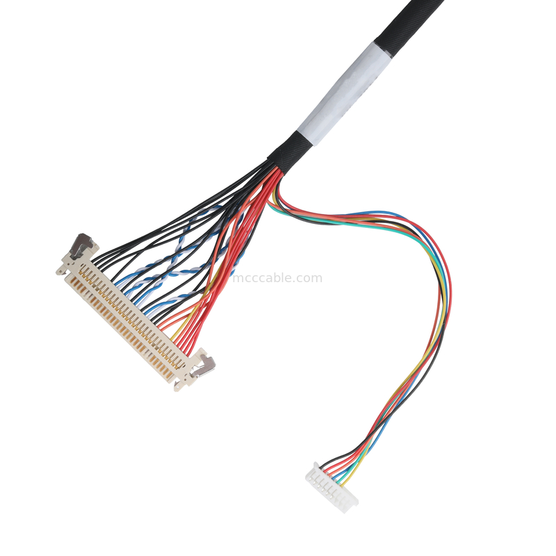 LVDS 케이블 FI-X30HL 30P에서 DF20A-40P 또는 9P HSG 케이블 동축 연결 장치 OEM/ODM