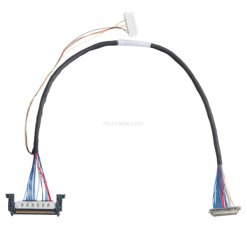 JAE FI-RE51-HL 및 JST EHR-7 ~ 20679-040T-01 LVDS EDP 케이블 마이크로 코아시얼 케이블