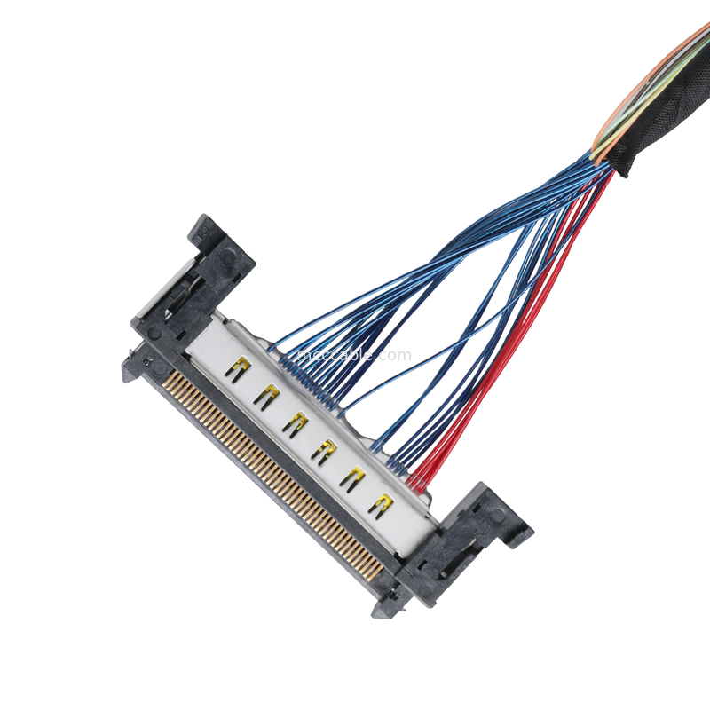 JAE FI-RE51-HL 및 JST EHR-7 ~ 20679-040T-01 LVDS EDP 케이블 마이크로 코아시얼 케이블