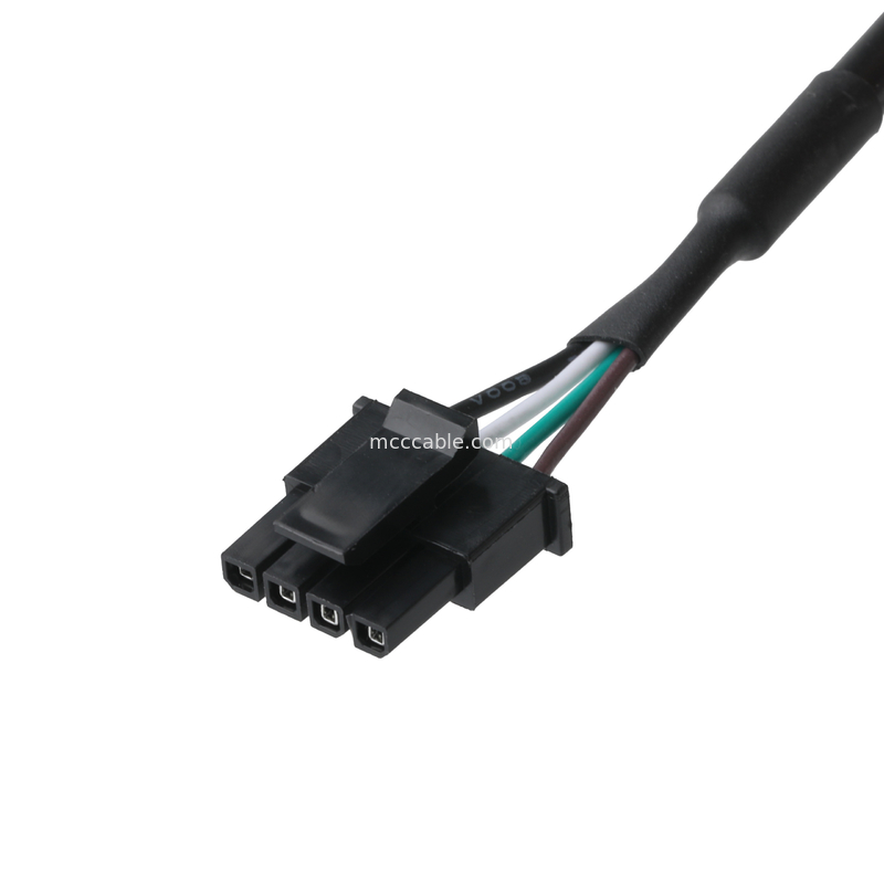 HSG 43645-0400 MX3.0-4P Semi-stripped 와이어 및 링 어더링 칼라 LVDS 케이블 집합 OEM/ODM