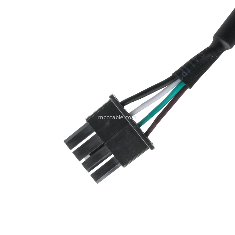 HSG 43645-0400 MX3.0-4P Semi-stripped 와이어 및 링 어더링 칼라 LVDS 케이블 집합 OEM/ODM