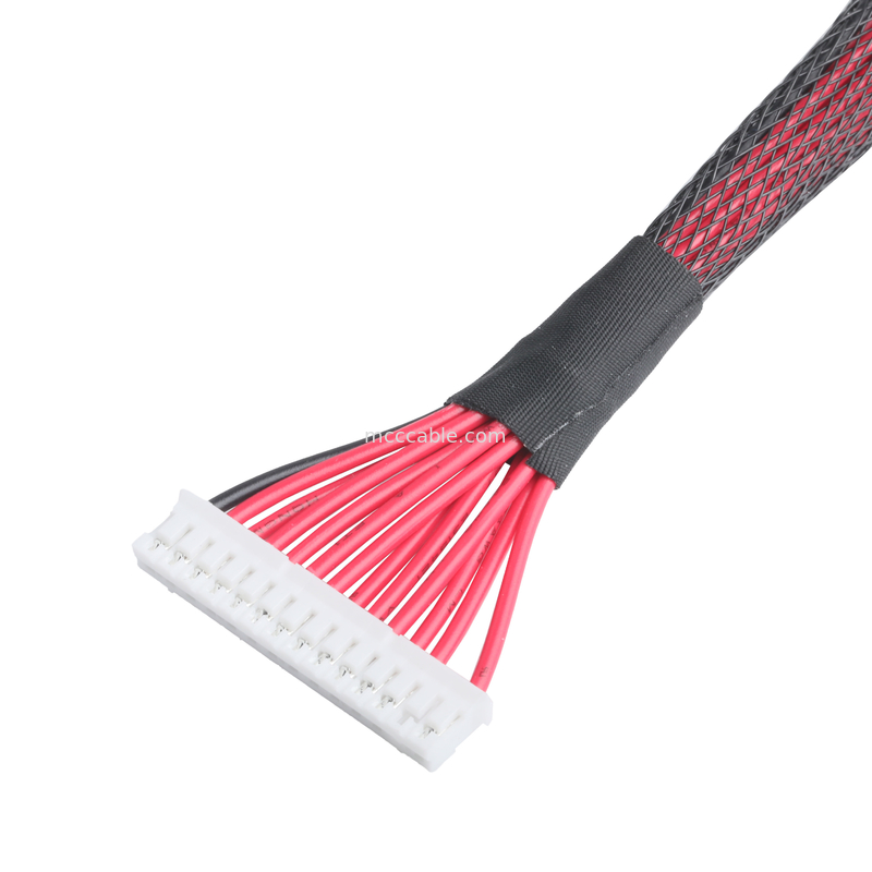 lvds 디스플레이 커넥터 JST PH-14P 커넥터 커스텀 케이블 집합 OEM/ODM ROHS