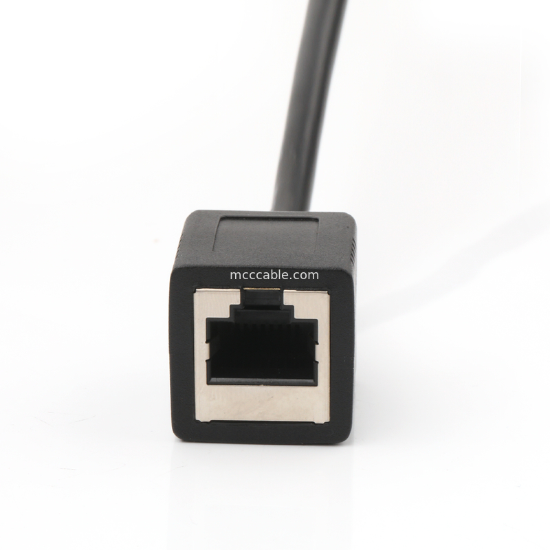 산업용 사용자 정의 케이블 어댑터 USB-A RJ422에서 RS232 네트워크 포트 네트워크 엔지니어링 디버그 케이블
