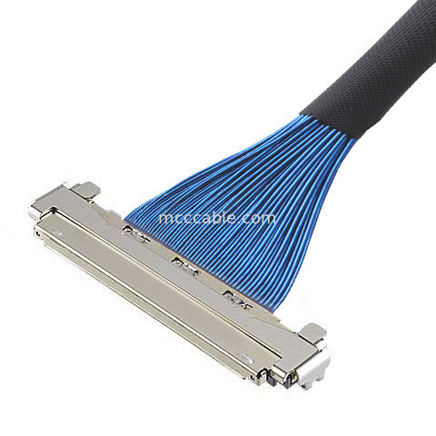 마이크로 코엑스 케이블 60P 20878-060t-01 용기 플러그 부품 셸 호싱 잠금 덮개