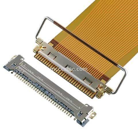 Lvds 케이블 VSF 20645-040T-01 40P 액체 결정 디스플레이 연결을 위한 0.5mm 피치