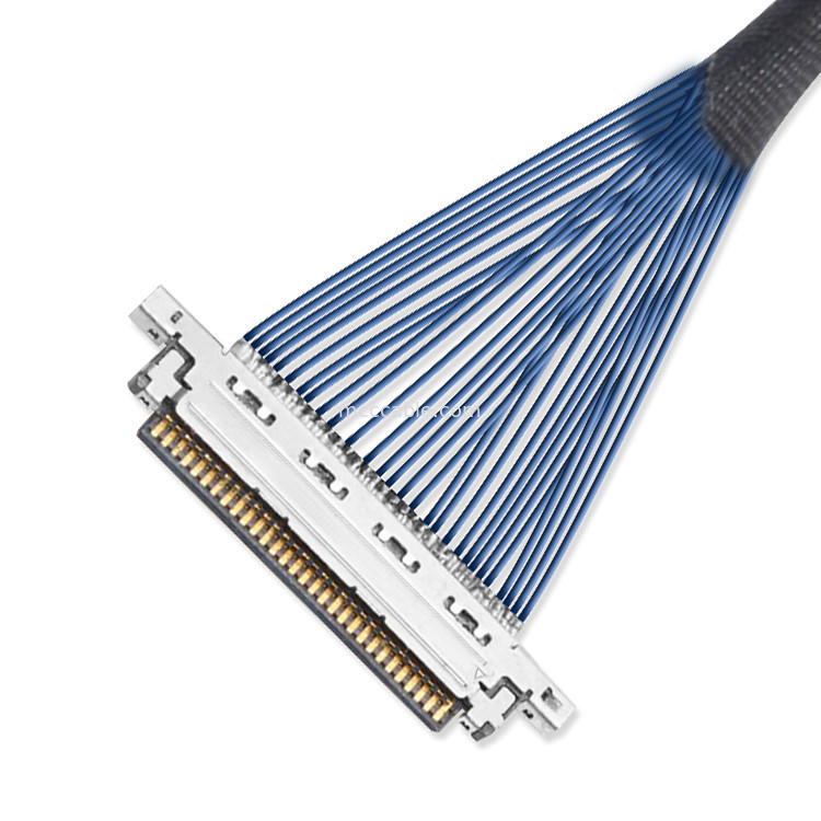 사용자 정의 길이 LVDS 마이크로 코아시얼 케이블 0.4mm 20453z-030 SD ~ 20347 기계 잠금