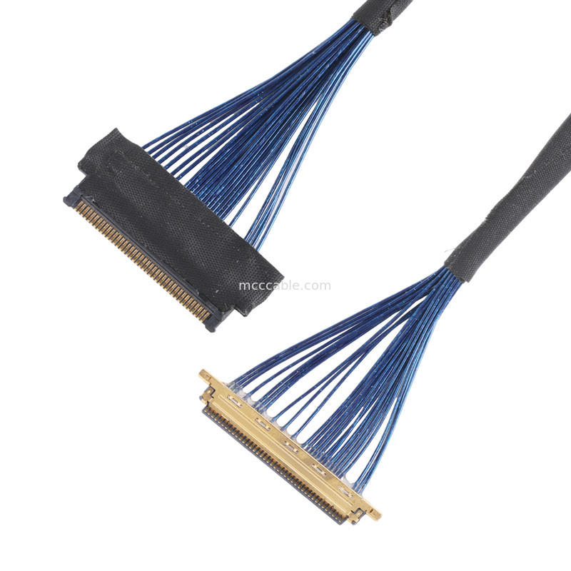 Lvds JAE 마이크로 코아시얼 케이블 FI JT40C CSH1 ~ HD1P040MA1 가상 현실 장치에 사용