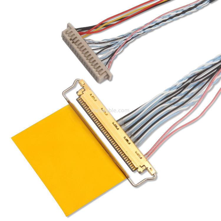1.25mm 0.5mm Lvds 동축 케이블 Df13 30ds 1.25 ~ 20453-240T-03 0.5mm 피치