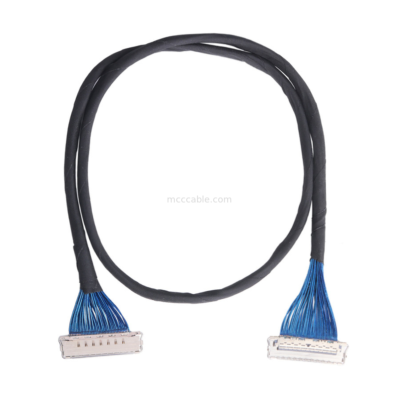 IDC CABLE 20679 20729 시리즈 20679-050T-01 50P 0.4mm 피치 수평 짝짓기 소형 동축 케이블 커스터마이징