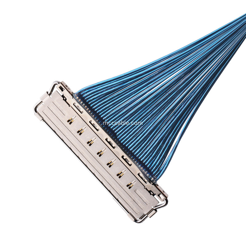 IDC CABLE 20679 20729 시리즈 20679-050T-01 50P 0.4mm 피치 수평 짝짓기 소형 동축 케이블 커스터마이징