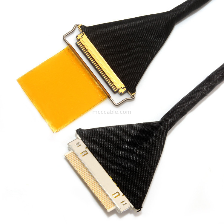 Lvds edp 케이블 lcd 케이블 Aces 50204 030 ~ 20453-230t 30pin 0.4mm LVDS 케이블 집합