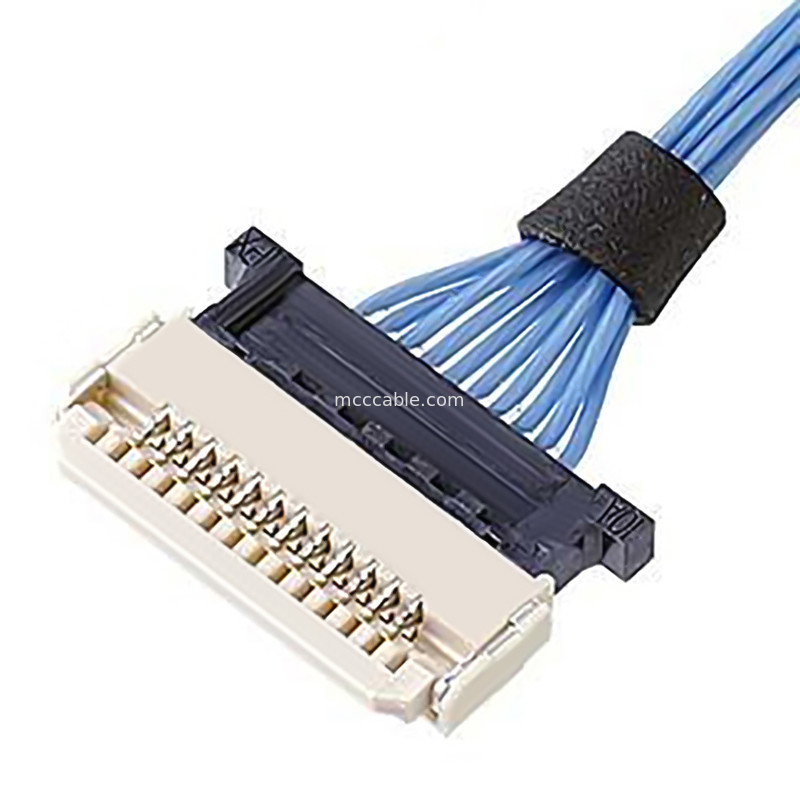 DW5 20597 20598-010T-02 010E-02 리셉터클 플러그 10 핀 미세한 동축 케이블 시스템