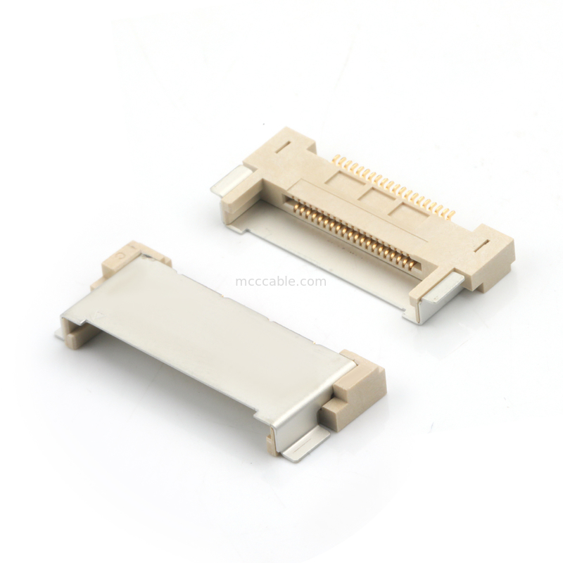 LVDS 케이블 20143-020E-20F 마이크로 코아시얼 항공 케이블 커넥터 0.5mm 피치 전자 장비