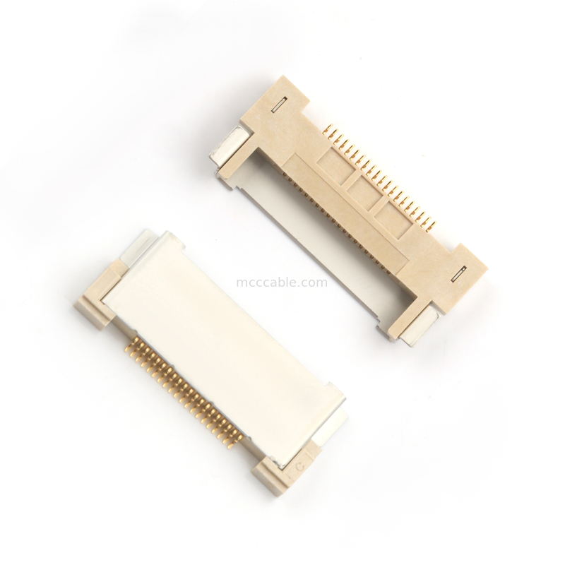 LVDS 케이블 20143-020E-20F 마이크로 코아시얼 항공 케이블 커넥터 0.5mm 피치 전자 장비