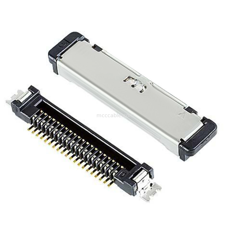 SS 20380-R20T-06 리셉터클 플러그 미세한 동축 케이블 시스템 연결기 라이프즈 20은 커넥터 케이블을 고정합니다