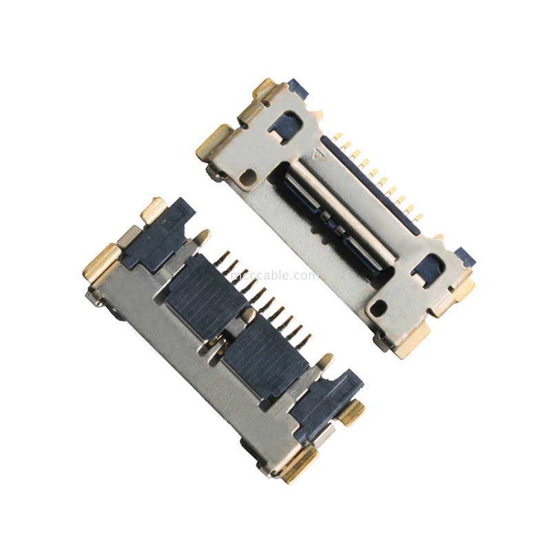 20633 시리즈 20Gbps/ Lane 20525-210E-02 마이크로 코아시얼 커넥터 0.4mm 피치 플레이트 끝 좌석