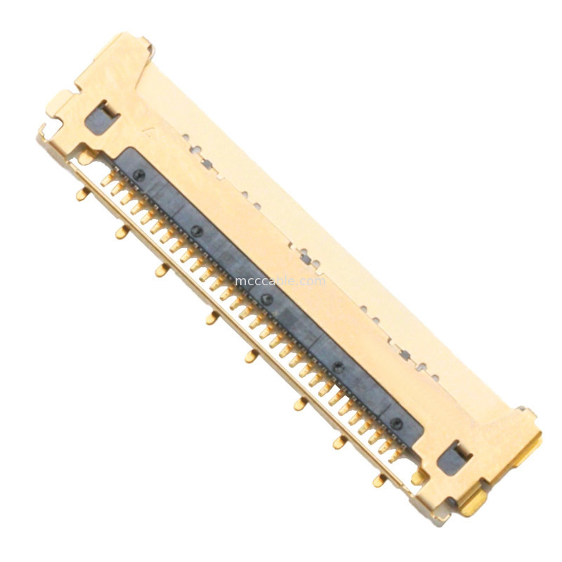 20682-020E-02 수평 초미세 코아시얼 LVDS 케이블 집합 0.4mm 접촉 피치