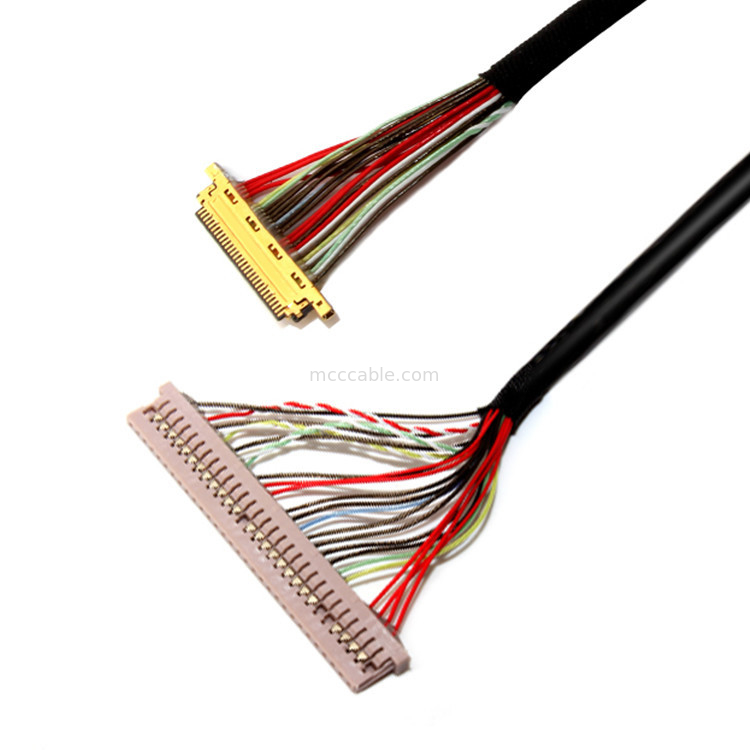 0.4mm / 1.25mm Pitch 30PIN ~ 30PIN I 20453 LCD 모니터용 Lvds 케이블