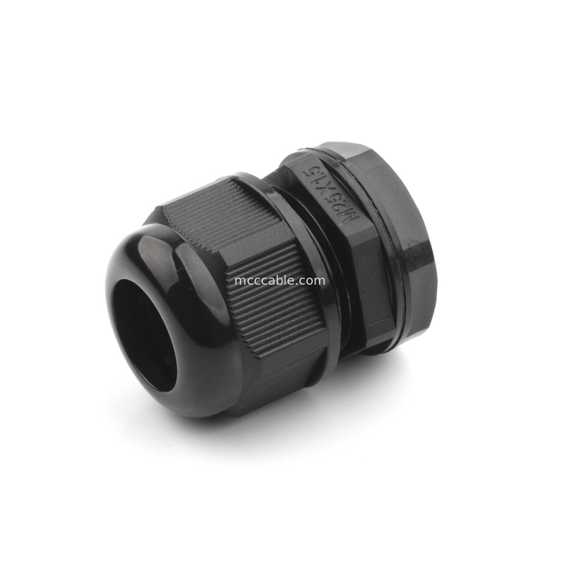 M25 산업용 방수 연결 셸 3Pin/4Pin/6Pin/7Pin/8Pin 사용자 정의 와이어 처리 OEM/ODM를 지원합니다