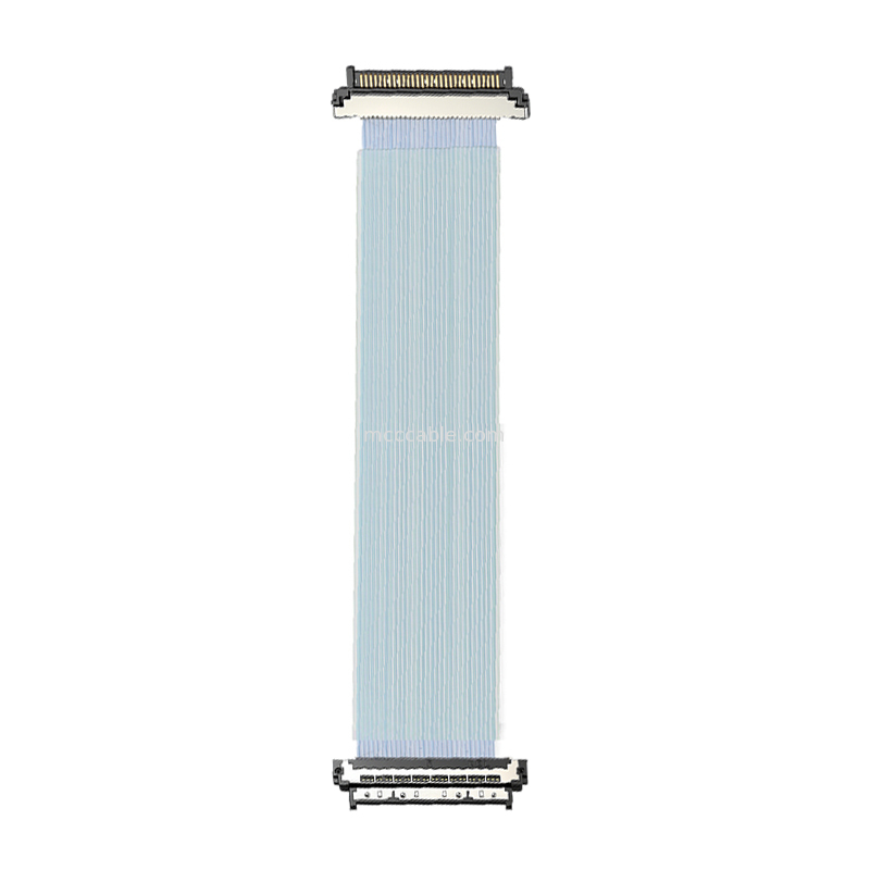 USL20-30SS-045BH 0.4mm Micro Coax Ribbon Cable Chemical-Resistant For Industrial Machine Vision Systems