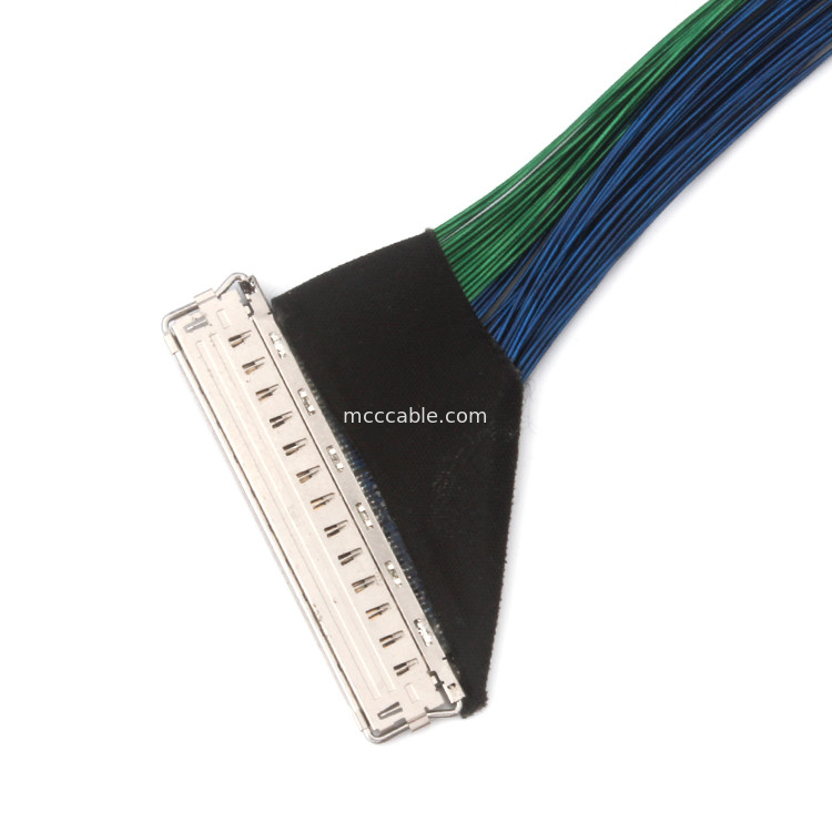 40P 20847 3427 20848 20849 20846 마이크로 코아시얼 케이블 0.5mm 피치 40Pin VR 헤드셋 인터페이스 신호