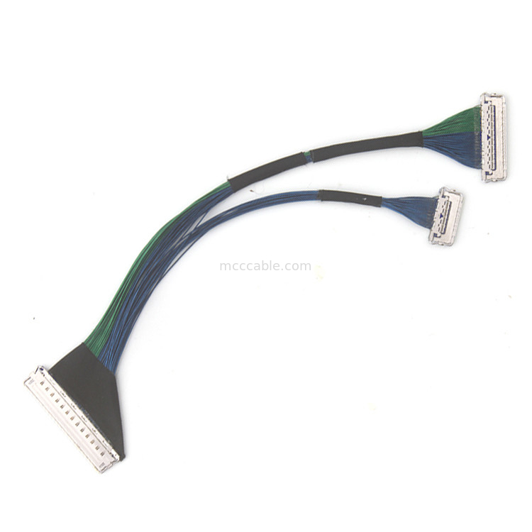 40P 20847 3427 20848 20849 20846 마이크로 코아시얼 케이블 0.5mm 피치 40Pin VR 헤드셋 인터페이스 신호