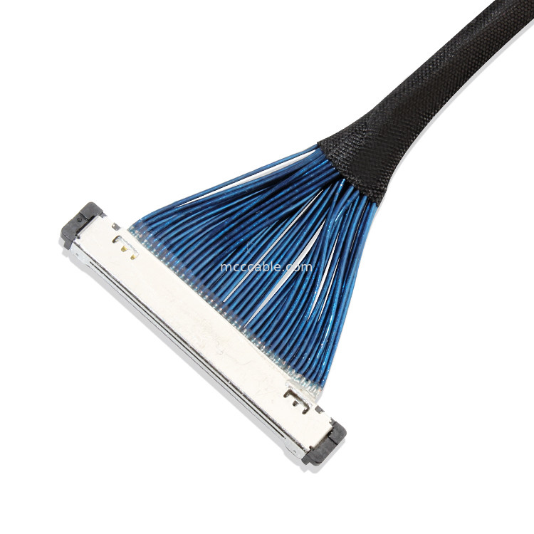 0.4mm 마이크로 코아시얼 케이블 Edp 40 핀 20373 2182 20374 20380 lvds 케이블