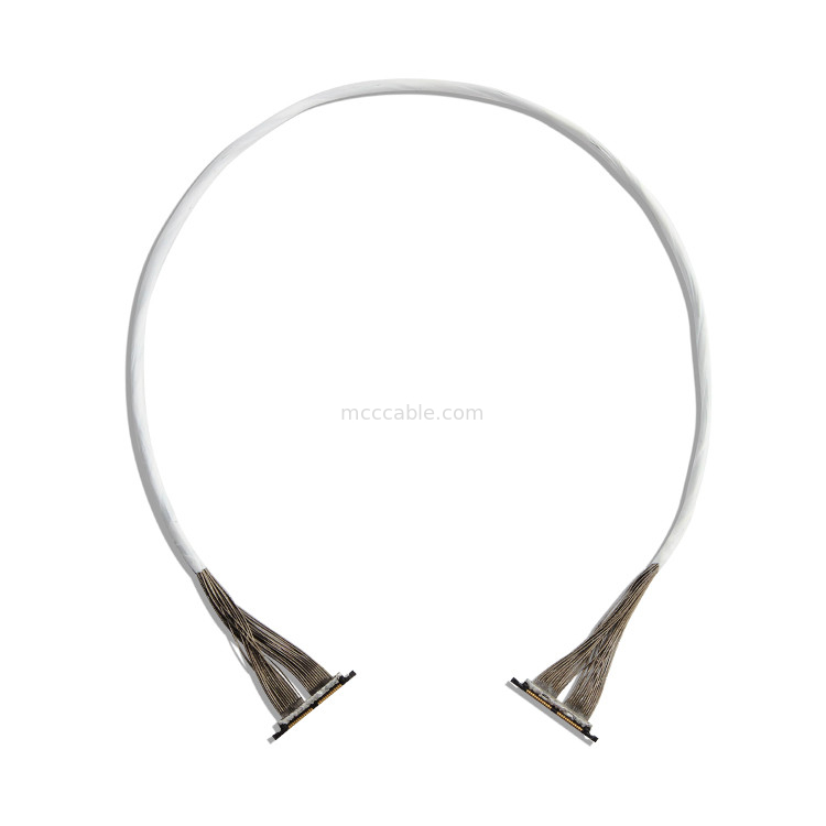 0.3mm 마이크로 코아시얼 케이블 DF56 26P 0.3SD 드론 카메라 커넥터 및 기계 연결