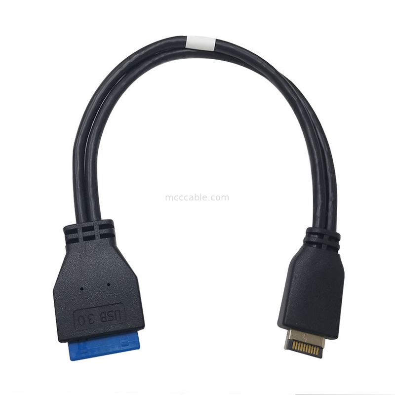 Usb 3.2 일반정보 헤더 여성 남자 프런트 패널 헤더 배선 장비에 대한 맞춘 9.5 
