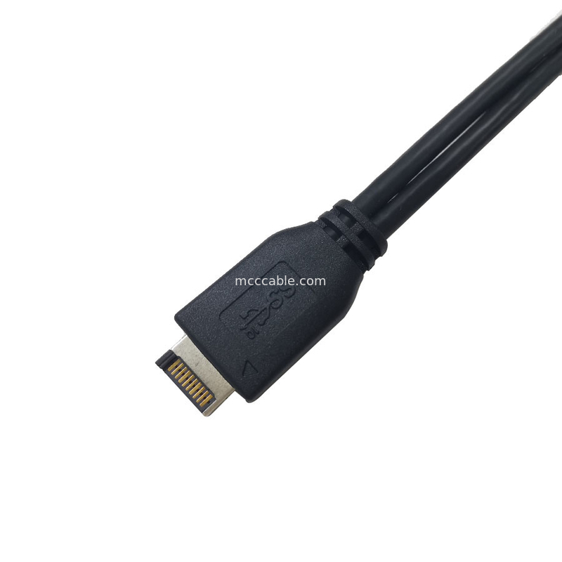 Usb 3.2 일반정보 헤더 여성 남자 프런트 패널 헤더 배선 장비에 대한 맞춘 9.5 