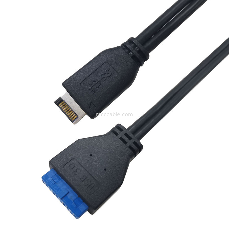 Usb 3.2 일반정보 헤더 여성 남자 프런트 패널 헤더 배선 장비에 대한 맞춘 9.5 