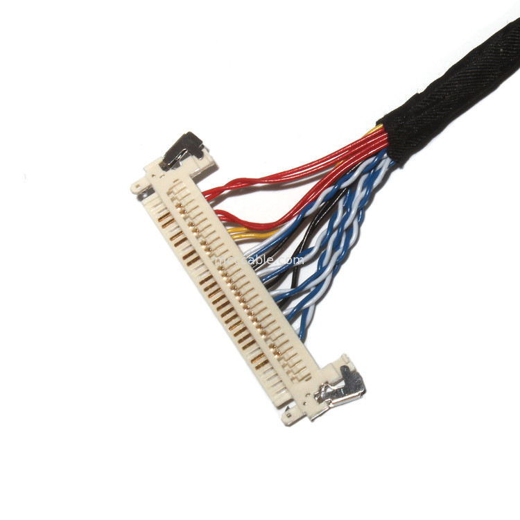커스터마이징 길이 2.0mm Pitch Lvds 케이블 어셈블리 30 핀  DF11-24DS-2C FI-X3OHL OEM/ODM