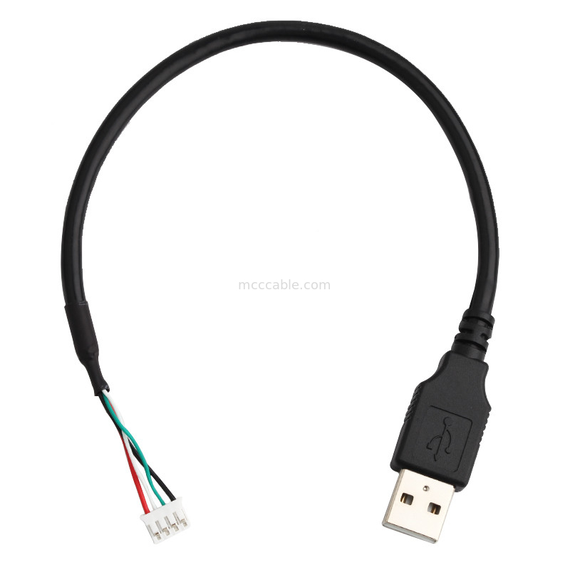 28AWG USB 2.0 TO JST SPH-4 맞춘 배선 장비 9 핀 라이프즈는 연결기를 드러냅니다