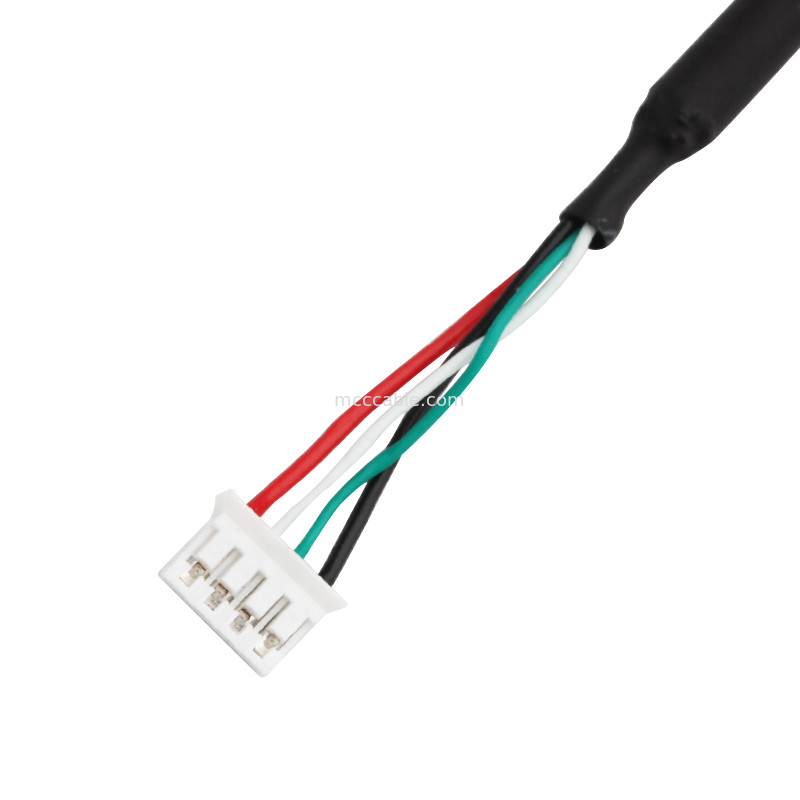 28AWG USB 2.0 TO JST SPH-4 맞춘 배선 장비 9 핀 라이프즈는 연결기를 드러냅니다
