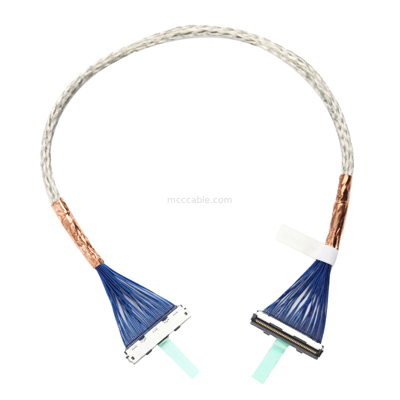 LVDS LCD 디스플레이 Edp 케이블 조립  DF80-40P-0.5SD 라이프즈 디스플레이 커넥터