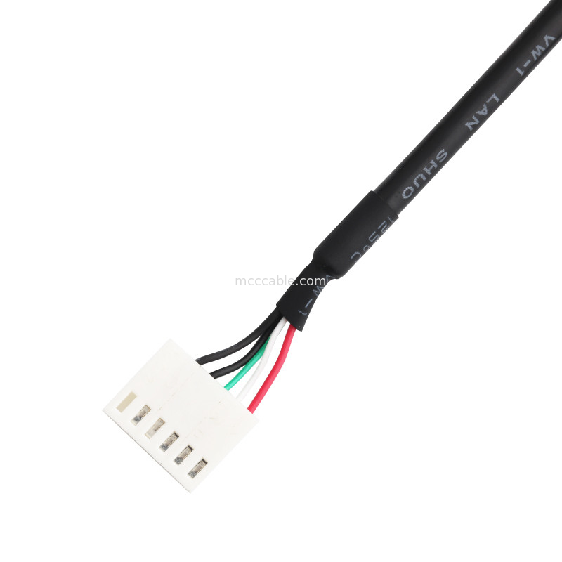 2.54mm 피치 A2542ha-6p 와이어 하네스 Durachill Usb B 케이블 패널 마운트 어셈블리