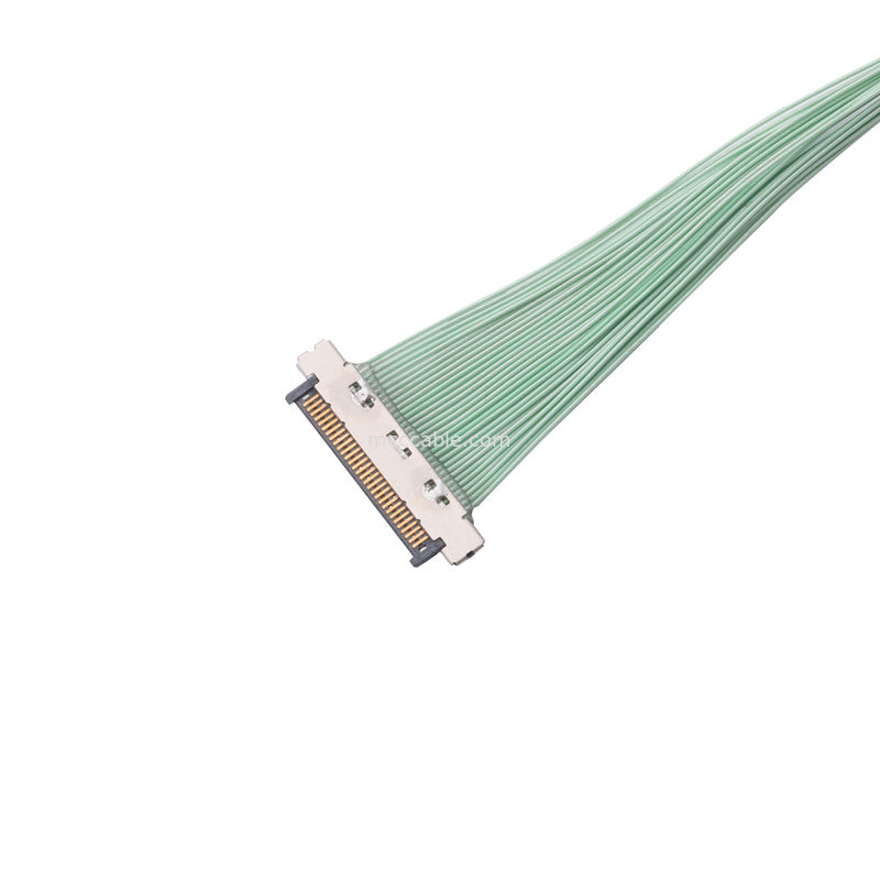 켈 0.4 밀리미터 피치 미세한 동축 케이블 시스템 USL20-30SS-010-C 30 핀 40 핀 호리호리한 플러그 설계