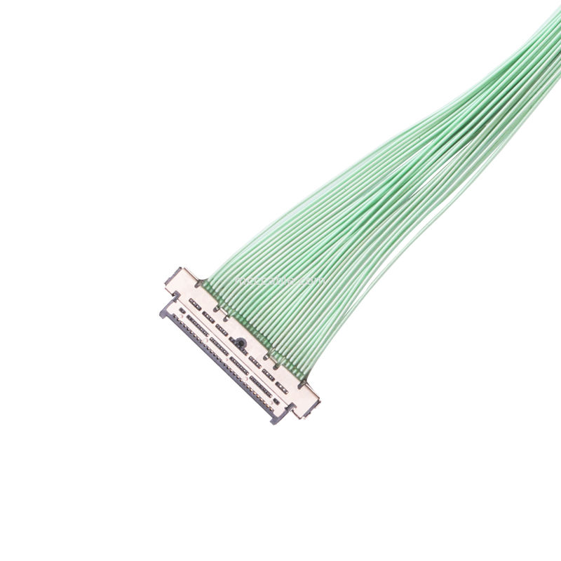 켈 0.4 밀리미터 피치 미세한 동축 케이블 시스템 USL20-30SS-010-C 30 핀 40 핀 호리호리한 플러그 설계