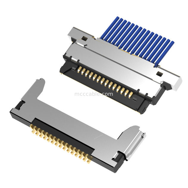 15pin 마이크로 코아시얼 케이블 조립20345-015T-32R 0.4mm pitch 수평 결합형 마이크로 코아시얼 커넥터