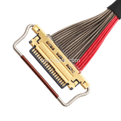 UL EDP LVDS 코아시얼 케이블 0.4mm Pitch 20633-220T-01S 20 핀 사용자 정의 길이