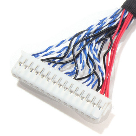 Df13 EDP에 26AWG Lcd LVDS 케이블 어셈블리 1.0mm 피치 JAE Fix-30ssl-Hf